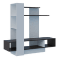 thumbnail image 3 of Mueble de Tv 60" MADIK con Nichos y Repisa blanco/rústico 200x180x48cm Modelo 2543.0008, 3 of 4
