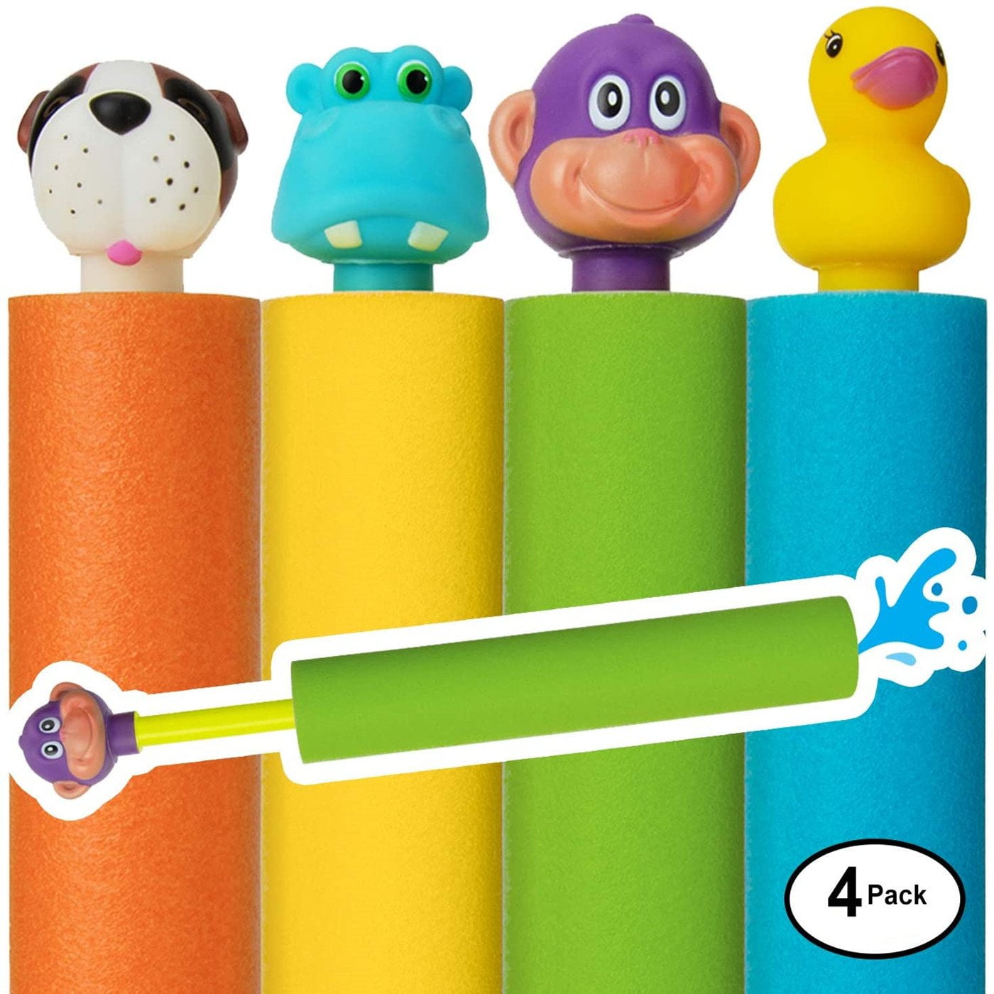 Jomenro Water Squirters for Kids and Toddlers | Pool Toys for Kids 3-10 | Foam Water Blasters Soaker Gun Shooters for Kids | Water Guns for Toddlers Age 3 4 5 | Water Pistols Squirt Guns for Toddlers
