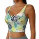 thumbnail image 2 of Fotbe Shell Clam Sujetador Deportivo Largo sin Aros para Mujer con Almohadillas y Soporte Medio, Transpirable y Absorbente, Camiseta Tipo Chaleco o Tank Top-X-Large, 2 of 8