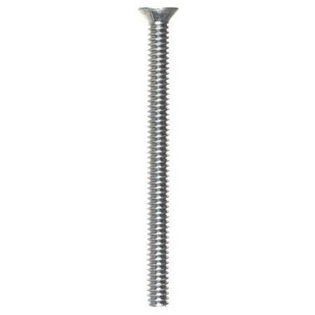 

101085 10-24 x 2.5 in. Phillips Flat Head Zinc Plated Steel Machine Screw
