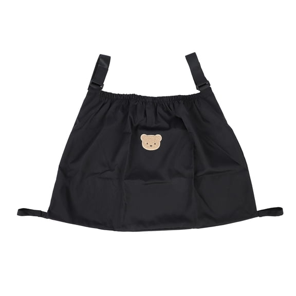 LAZIOEGR Waterproof Stroller Cargo Bag – Multi‑Functional Hanging Organizer for Baby Bottles, Diapers & Essentials, Black