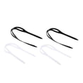 thumbnail image 1 of 2x de 2 Correas de Silicona para Gafas / Correa para - para , Bucear Y Practicar ejercicio Acuáticos - Talla inconfundible - Negro + Tran Cola Correa para gafas de natación, 1 of 8