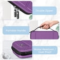 thumbnail image 6 of Fintie Carrying Case for Nintendo Switch OLED Model 2021/Switch 2017, Hard Shell Shockproof Protective Cover Travel Bag, w/10 Game Card Slots for Switch Console Joy-Con & Accessories, Purple, 6 of 9