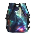 thumbnail image 4 of Easygdp Cosmic Cat In Window Mochila Ergonómica Versátil para Laptop - Múltiples Bolsillos, Correas Ajustables, Unisex para Escuela, Viajes y Actividades al Aire Libre-One Size, 4 of 5