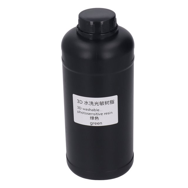 3D Printer Resin 1000ml High Strength Light Curing Water Washable Photopolymer Resin Universal for LCD DLP Green