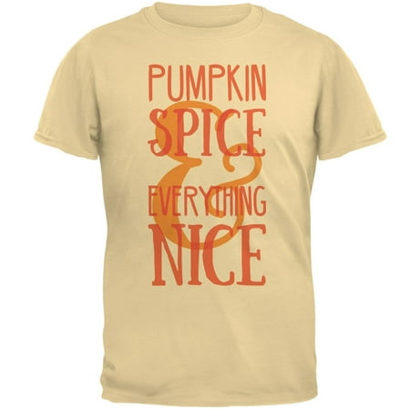 Autumn Pumpkin Spice & Everything Nice Yellow Haze Adult T-Shirt