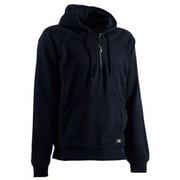 Berne Quarter-Zip Hooded Sweatshirt Size S Regular (Navy)