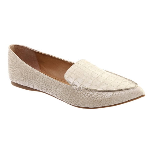 steve madden feather loafer flat