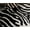 ZÈBRE DE DENTON NOIR ET BLANC, variante sur Tapis Faux Fourrure H-Luxe
