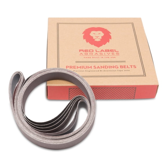 1 x 42 INCH KNIFE MAKERS SANDING BELTS, 6 PACK 180, 220, 320, 400, 600, 800 GRIT