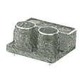 thumbnail image 5 of deevoka Toothbrush Cup Holder Set Bathroom Countertop Organizer Modern Bathroom Cups Grey, 5 of 9