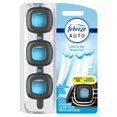 thumbnail image 1 of Febreze AUTO Air Freshener Vent Clip Linen & Sky, 2ml Car Vent Clip, Pack of 3, 1 of 10