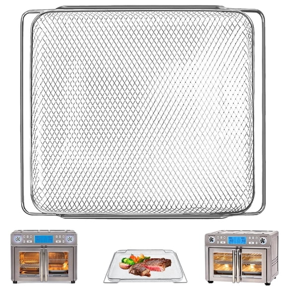 GWY Air Fryer Basket for Lagasse Dual Zone 360, 14.1"×11.8" Stainless Steel Mesh