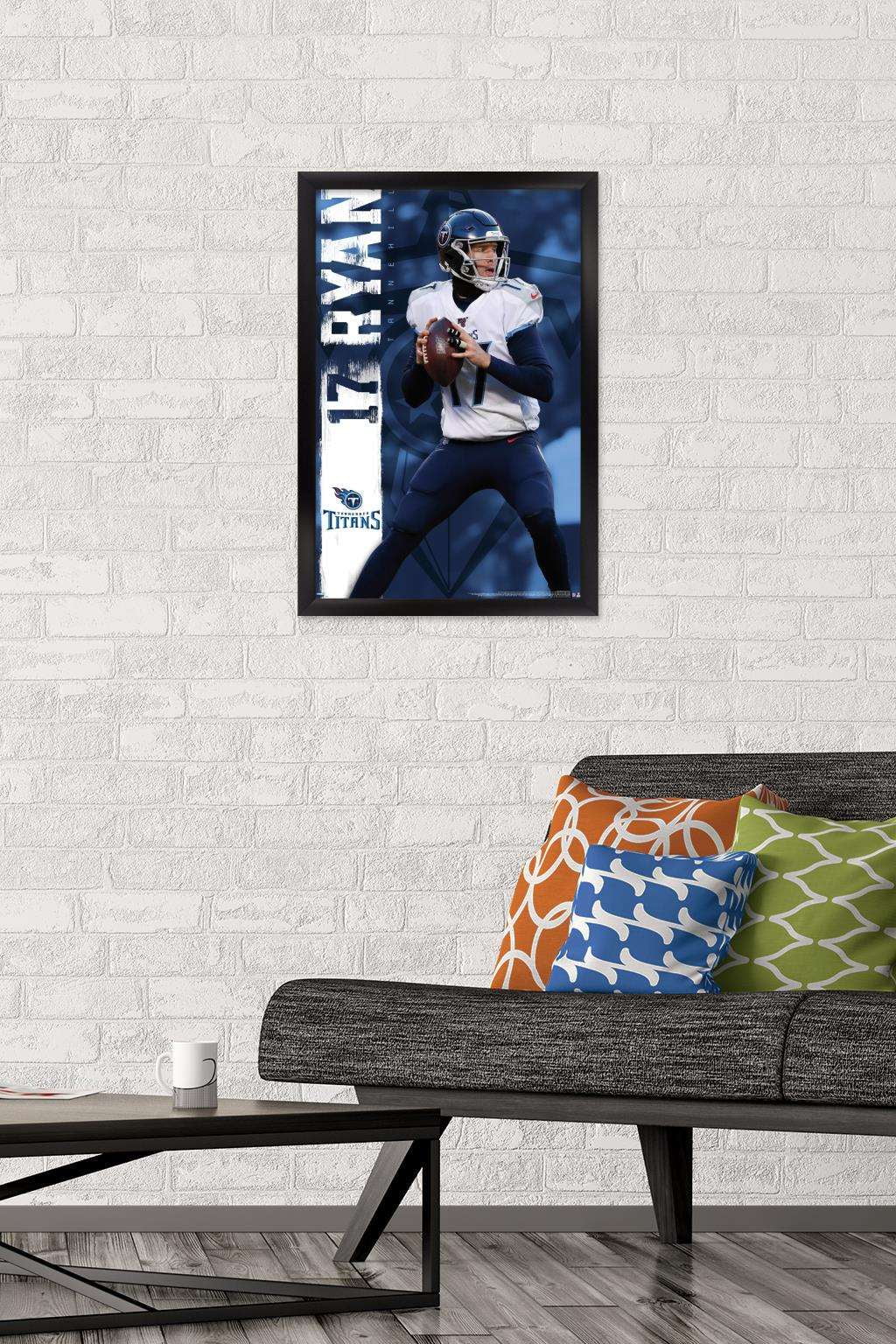 Tennessee Titans Panoramic Print #3 (50 Yard - Night)