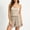 01 Beige, variant on Womens Pajamas Set Soft Pjs Summer 2 Piece Camisole and Elastic Waist Shorts Sleepwear