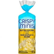 Quaker Crispy Minis Gluten-Free Butter Popcorn Rice Cakes, 127g/4.5 oz., {Imported from Canada}
