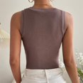thumbnail image 4 of Birdeem Mode Femmes Style Aguichant Col Rond Sans Manches Tops Décontractés pour Sortir, 4 of 12
