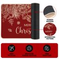 thumbnail image 5 of Christmas Kitchen Rugs Set of 2, Red Merry Christmas Snowflakes Kitchen Mats Indoor Home Decor 17x29 & 17x47 inch, 5 of 7