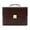 brown, variant on Business Password Lock Briefcase for Men Leather Portfolio Large Capacity Office Computer Bag