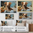 thumbnail image 4 of Designart "Delightful Doggies During Their Wash II" Laundry Canvas Wall Art, 4 of 7