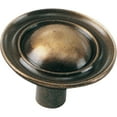thumbnail image 2 of Laurey Classic Traditions Ambassador Cabinet Knob - Antique Brass - 1.25" Diameter, 2 of 2
