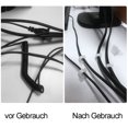 thumbnail image 5 of de 60 soportes para cables, clips para cables para exteriores, organizador de gestión de cables, 5 of 5