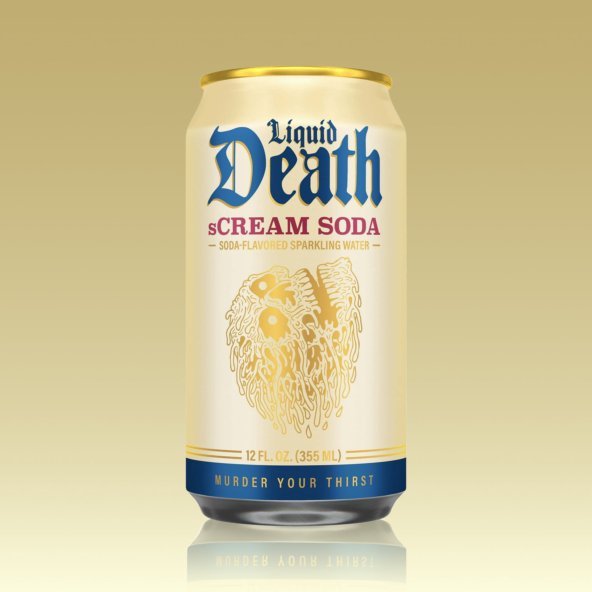 Liquid Death, Rootbeer Wrath, 6-Pack, Soda-Flavored Sparkling