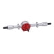 thumbnail image 4 of Eje de transmisión de puente trasero de metal para WPL D12 RC, accesorios de actualización (plata y rojo), 4 of 14