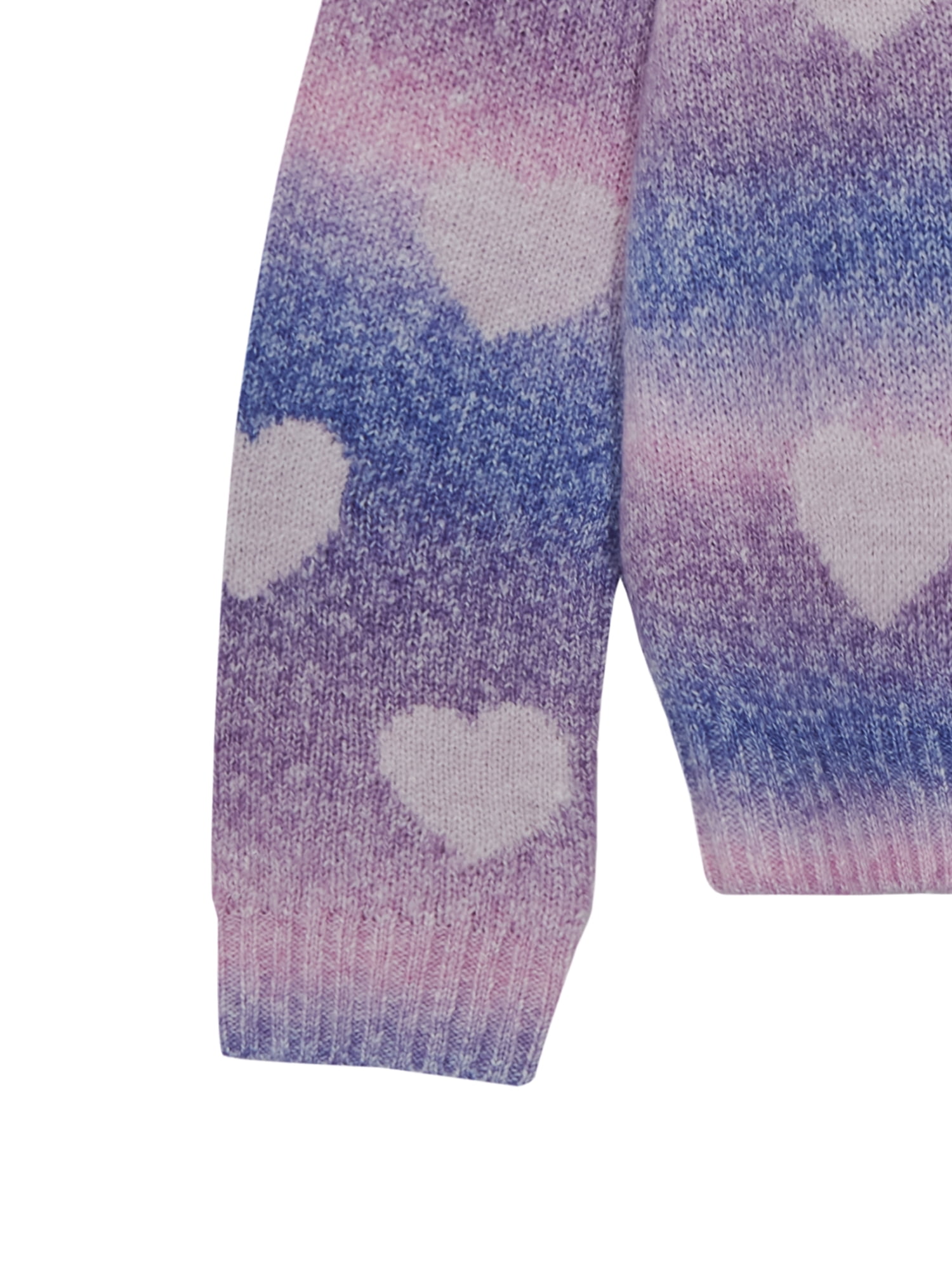 Planet Gold Girls Bow Print Ombre Sweater, Sizes 12M-18