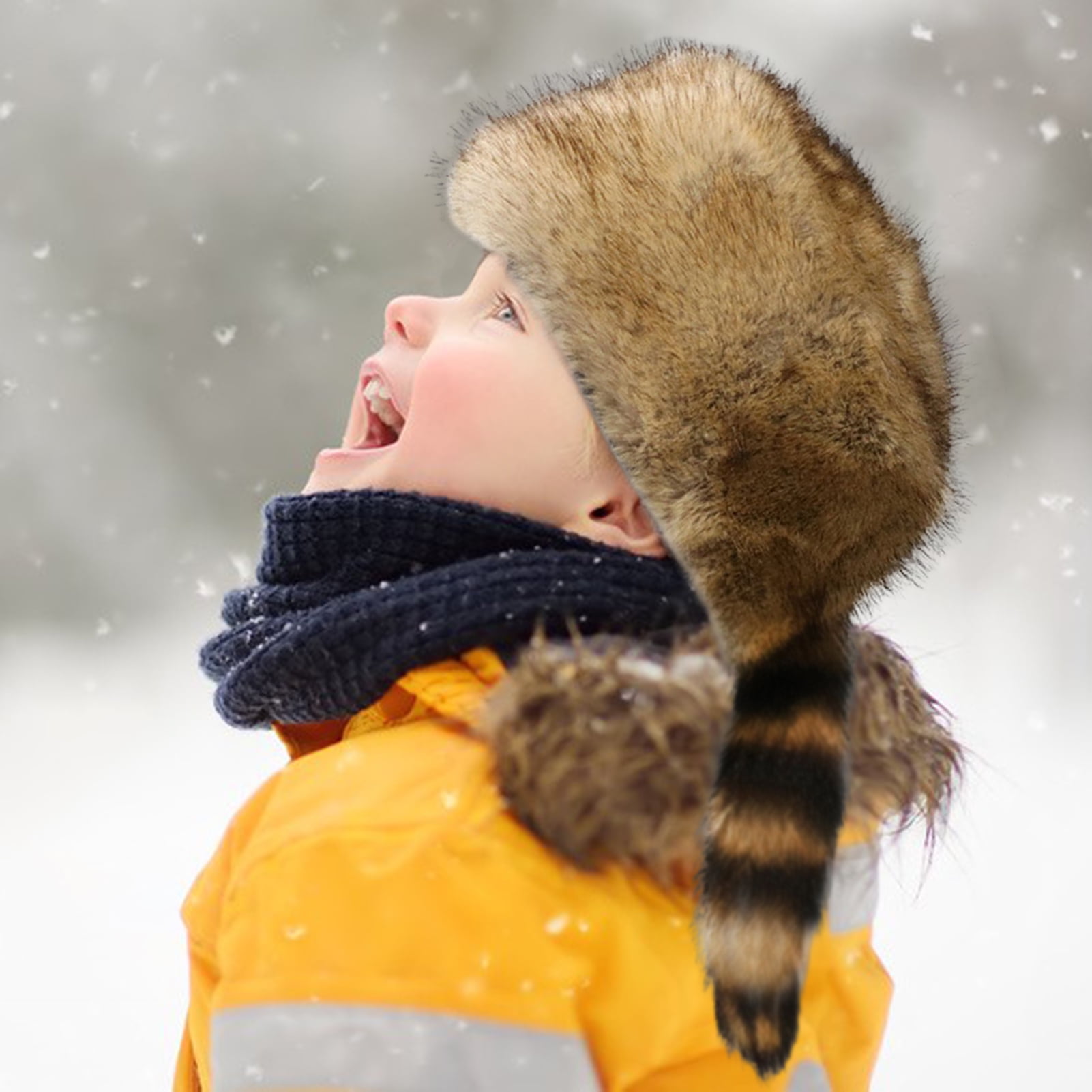 Russian fur hat clearance with tail