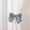 Navy-Free Size, variant on zhmrfg Bow Curtain Tiebacks Clip Tie Backs for Living Room, Bedroom, and Home Decor, Elegant Stylish Navy, Sky Blue, Pink, Beige, Red, and Purple Color Options for Any Room Design 21x13cm