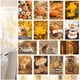 thumbnail image 2 of Póster de pintura en lienzo con decoración de otoño, hojas amarillas, vista otoñal, arte de pared, impresión de calabaza, imagen de Halloween, decoración de sala de estar, 2 of 5