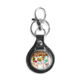 thumbnail image 1 of El mejor restaurante vino limonada Coche de metal llavero anillo de cuero llavero de regalo, 1 of 4