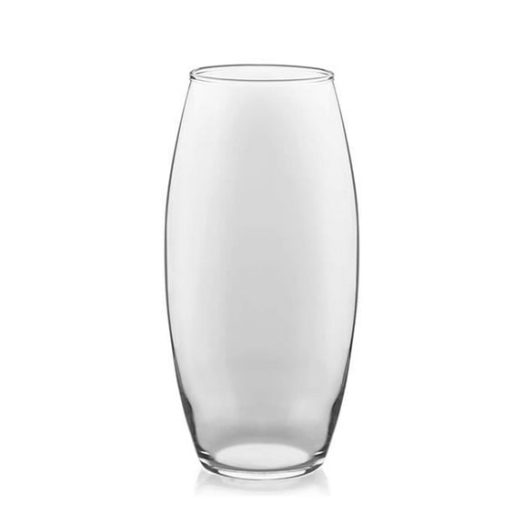 Red Pomegranate Collection 0153-0 10 in. Verre Glass Bullet Vases - Set of 4