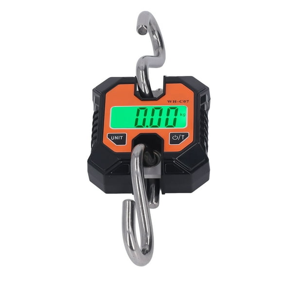 Escala de Colgación Lcd, Industraciones de Icono Escala de Grúa Digital Gancho de Acero inoxidable 0.2-100 kg de Carcasa de Abdominales Para El Maletero Pesado