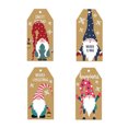thumbnail image 2 of Billuyoard 100 Uds. Etiquetas de Feliz Navidad, etiquetas para envolver regalos, etiquetas colgantes de papel, tarjetas de papel de Papá Noel, Kits de decoración para fiestas cuatro, 2 of 6