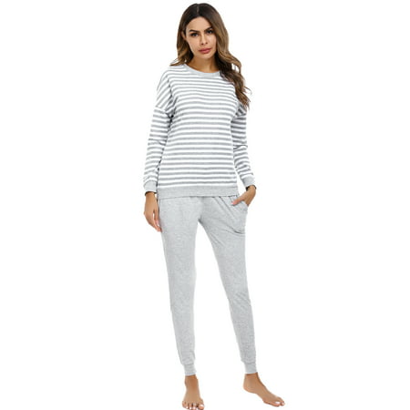 iClosam Women’s Long & Short Sleeve Button Down Pajama Set - Ultra-Soft ...