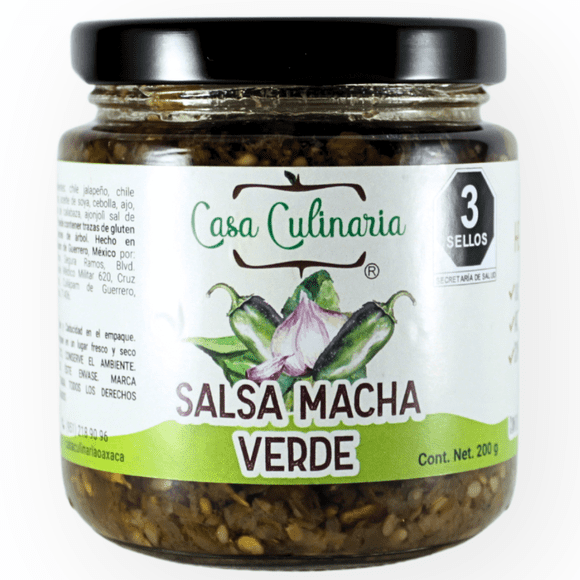 Salsa Macha Verde 200ml Casa Culinaria