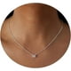 thumbnail image 1 of Solitaire Pendant Necklaces for Women 14K Gold Plated, 1 of 1