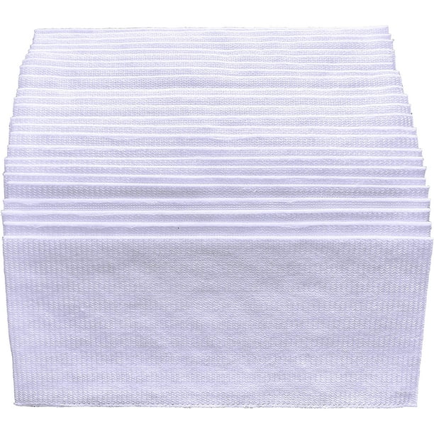 12 inch Disposable Mop Pads Compatible with Shark SaniFiber Pad Refills