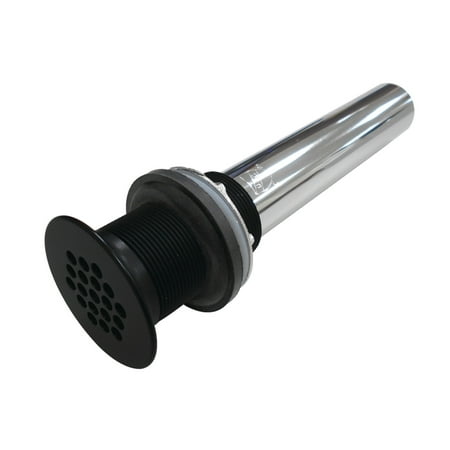 

Kingston Brass KB4000MB Grid Drain without Overflow 17 Gauge Matte Black