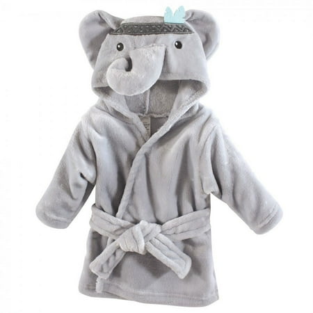 UPC: 0660168740011 | Little Treasure Baby Unisex Plush Bathrobe  Elephant  0-9M