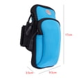 thumbnail image 3 of maskred Waterproof Arm for Zipper Bag Wrist Pouch Running Jogging Phone Case Storage for Zipper Bag blue 1Set, 3 of 6