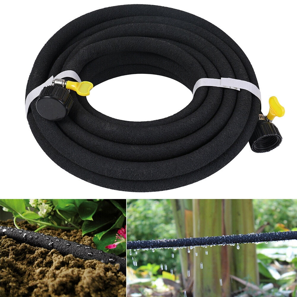 Details about   LANDSCAPE GRADE THICK WALLED POROUS PIPE/DRIP LINE/LEAKY HOSE/SOAKER HOSE,1/2" 