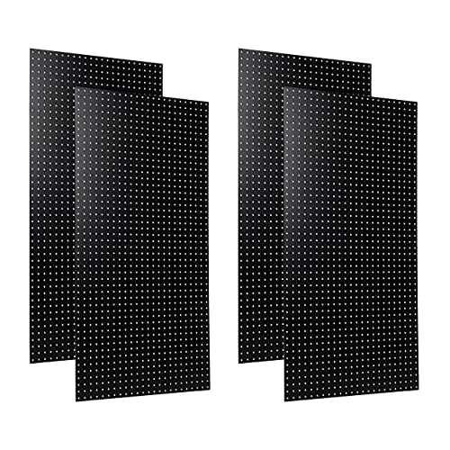 Triton Products Kit Organisation de Panneau Perforé, 24 Pouces L x 48 Pouces H x 1/4 Pouce P, Noir