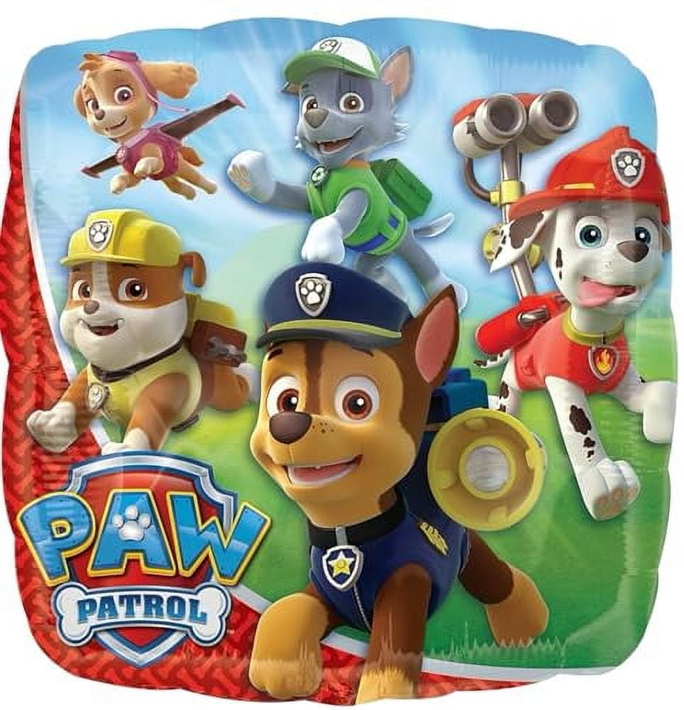 Paw Patrol Chase and Marshall 4th Birthday Party Supplies Balloon Bouquet Decorations