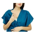 thumbnail image 6 of Bimba Nursing Mothers Cotton Kaftan Night Wear, Hospital Delivery Caftan Gown, 6 of 7