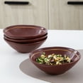 thumbnail image 5 of Stone + Lain Clara Porcelain Collection Dinnerware Set, 32-Piece Service for 8, Burgundy, 5 of 6