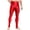 Red, variant on Mens High Waist Stirrup Compression Pants Tights Training Leggings Gym Yoga Workout Pants Red XL