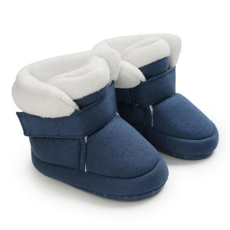 

Xinhuaya Newborn Baby Girls Boys Boots Soft Anti-Slip Sole Warm Winter Snow Booties Toddler Infant Prewalker Shoes 0-18 Months